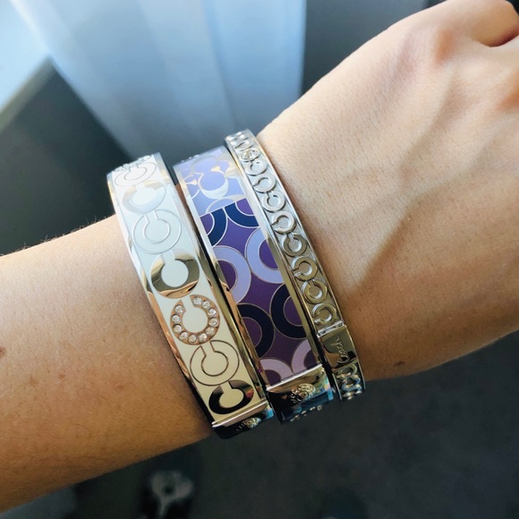 COACH stacked bangal bracelets - Picture 2 of 4